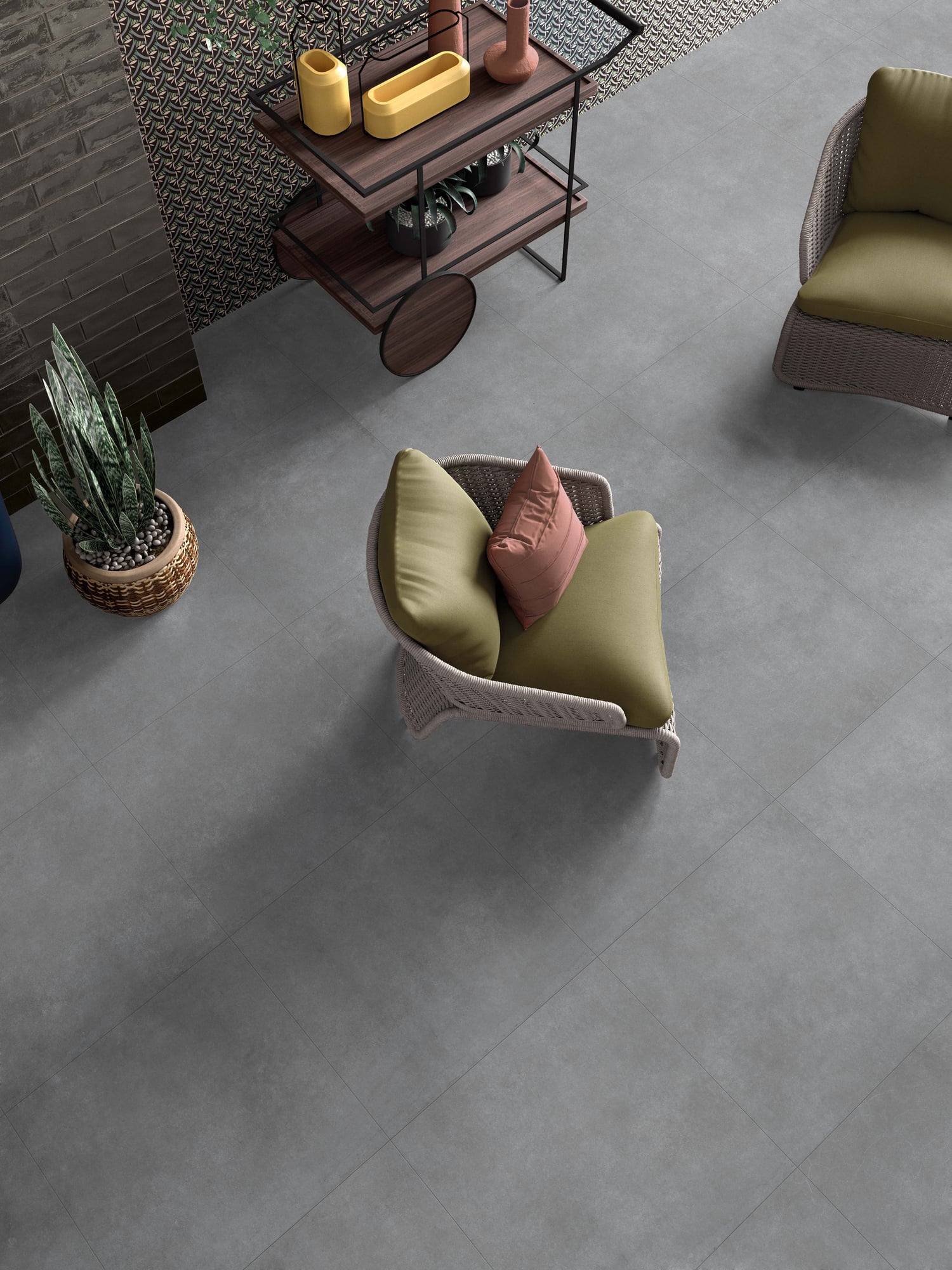 Mykonos Pro Design Dark Grey 60x60cm - Bilde 2